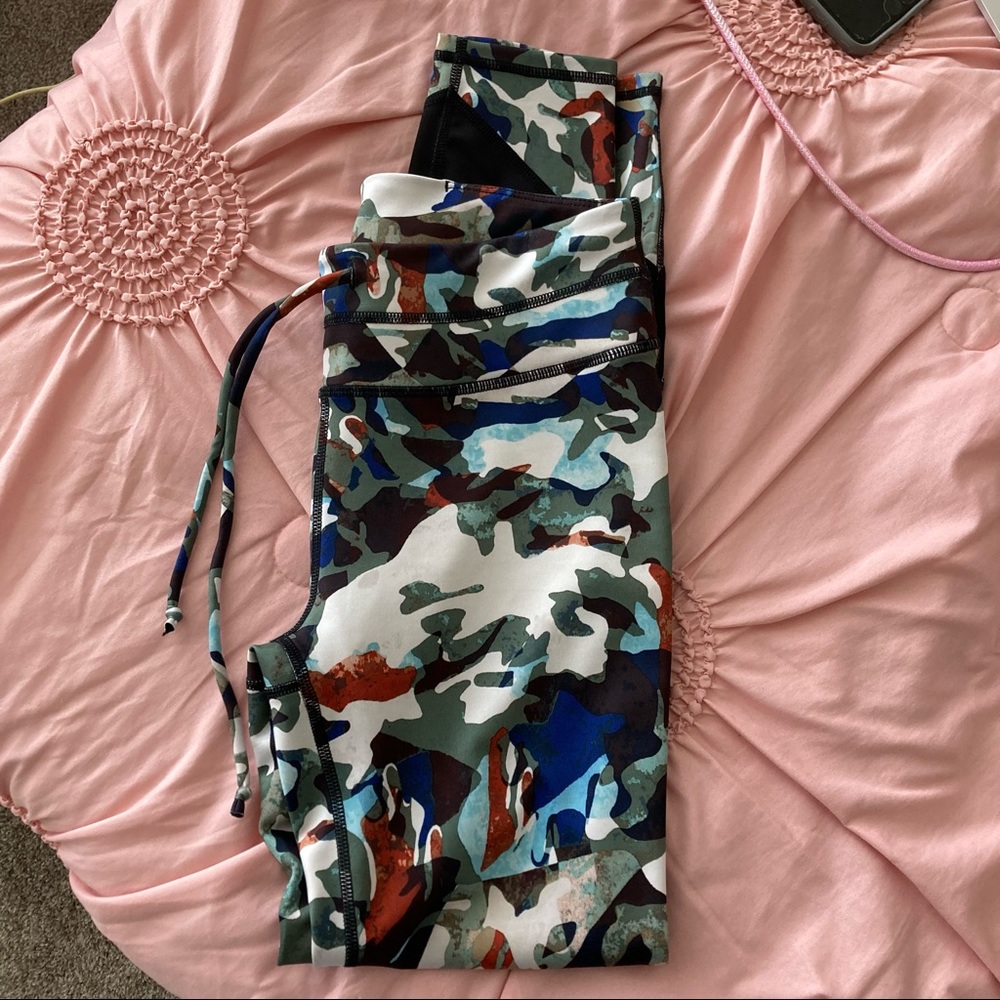 Free People Movement High Rise Reversible Daybreak Graphic Leggings